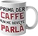 Tazza Stampata Divertente Idea Regalo Mug Simpatica Con Stampa Prima Del Caffè