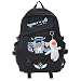 PUBKNGR Yukito, Card Captor Sakura, Sac à Dos Universel de Voyage Noir, Sac de Sport décontracté en Nylon Durable, Haute capacité étanche