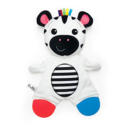 Baby Einstein Zen The Zebra Sensory Plush Teether Toy, Ages Newborn +