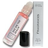 Avany Naturals Body Oils for Women - Bigger & Better Roll on Perfume Samples, Long Lasting Oil Based Cologne, Perfumed & Scented Aroma for Skin 1.2 Fl Oz (Sex on the Beach)
