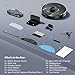 Tikom Robot Vacuum and Mop Combo, 6000 Pa Automatic Robotic Vacuum Cleaner, Smart Mapping, 150 Min Max, Ideal for Pet Hair, Hardfloors, Carpets, Home(L8000 Pro)