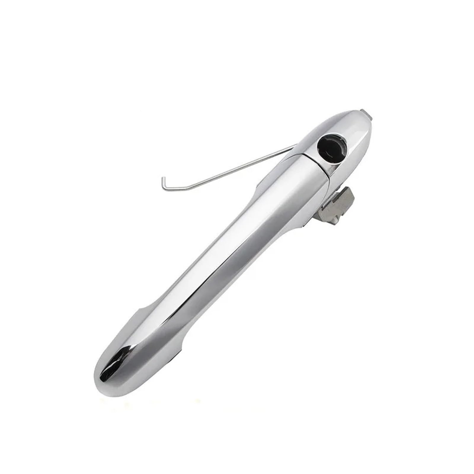 Trxjjvm for Fiat for 500 for 500C 2007-2018 Left/Right Hand Drive Exterior Door Handle Chrome 68069942AB car Exterior Door Handle(RHD Driver Side)