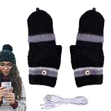 Guantes térmicos por USB, guantes eléctricos de batería, reutilizables, térmicos, ligeros, para ciclismo, correr, escalar, montar en bicicleta