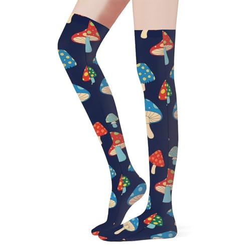 Novelty Over Knee High Socks Elastic Warm For Women Winter Daily Wear2