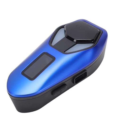 Lazmin112 Bluetooth-Headset Für Motorradhelme, Wasserdicht Nach Ip65, Dual-Gegensprechanlage, Musikfreigabe, Ki-Soundassistent, Fm-Radio, Hd-Klangqualität, Bt 6.0, Zum Radfahren