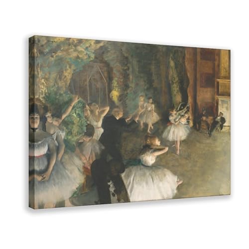 The Rehearsal of The Ballet toile Edgar Degas pour la déco du salon