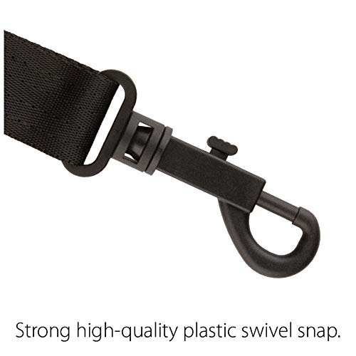 pro tec a310p 22-inch regular padded saxophone neck strap with swivel snap black