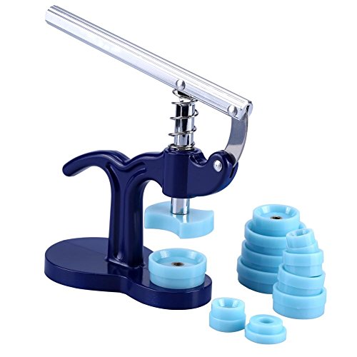 Preisvergleich Produktbild lahomie Professionelle Einpresswerkzeug und Uhrenschließer (Königsblau), Armbanduhr Rückseite Drücken und beiläufig 12 stirbt (Azurblau)