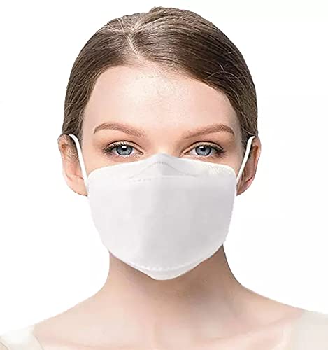 Satiate Face Mask Fender Premium KF94 Fish Shape 4 Layer Mask for Men and Women - Willow Shape Washable & Reusable Ear Loop Mask