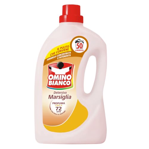 Omino Bianco Detersivo Lavatrice Liquido, 50 Lavaggi, 2000 ml