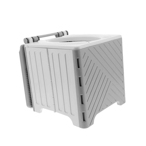 ERINGOGO 折りたたみ式ポータブルトイレ 車中泊 キャンプ 旅行用 緊急時対応 取り外し可能な設計で清潔に保てる 多機能便器 小型スツールとして使用可能 男の子女の子用座高調節機能付き