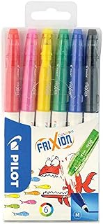 Pilot"FriXion" Colouring Pens - Assorted (Pack of 6)