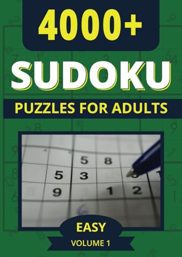 4000+ Sudoku Puzzles: For Adults Volume 1 Easy