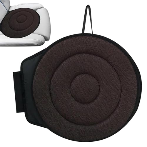 Cojín giratorio de 360 grados para asiento de coche, cojín giratorio para ancianos, cojín de espuma Me-mory, cojín de asiento giratorio portátil de 360 grados para apoyo de ancianos, reduce la tensión