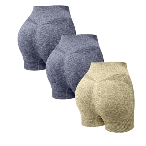 Pantalon de cyclisme pour femme à taille haute élastique en nylon stretch