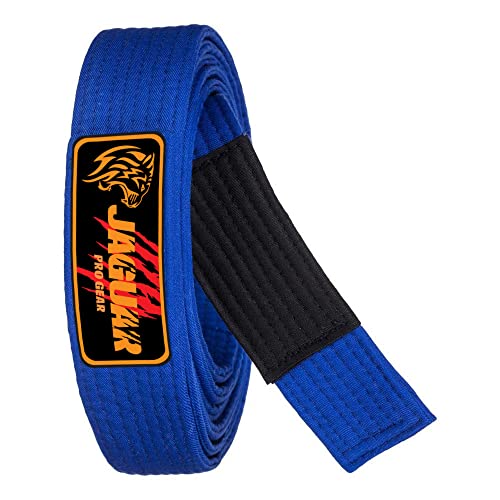 Jaguar Pro Gear - Brazilian Jiu Jitsu Belts Deluxe Version 100% Cotton 9 Stitches Heavy Duty #TOP1