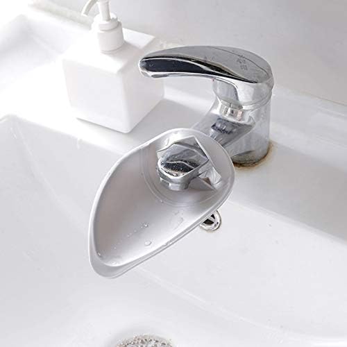 Vivona Sale 1PC Home Supplies Kitchen Bathroom Accessorie Toddler Rubber Silicone Faucet Extender Water Reach Faucet Kids Hand Washing - (Color: Beige)