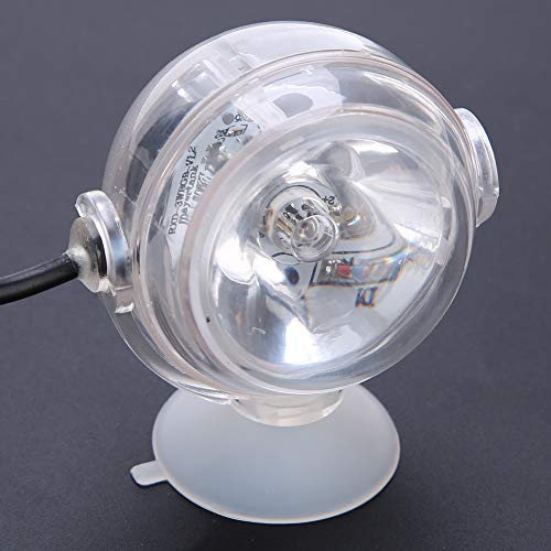Mini Lampe LED Submersible pour Aquarium, Design à Ventouse, Lumière D'aquarium avec éclairage Multicolore, pour la Décoration D'aquarium