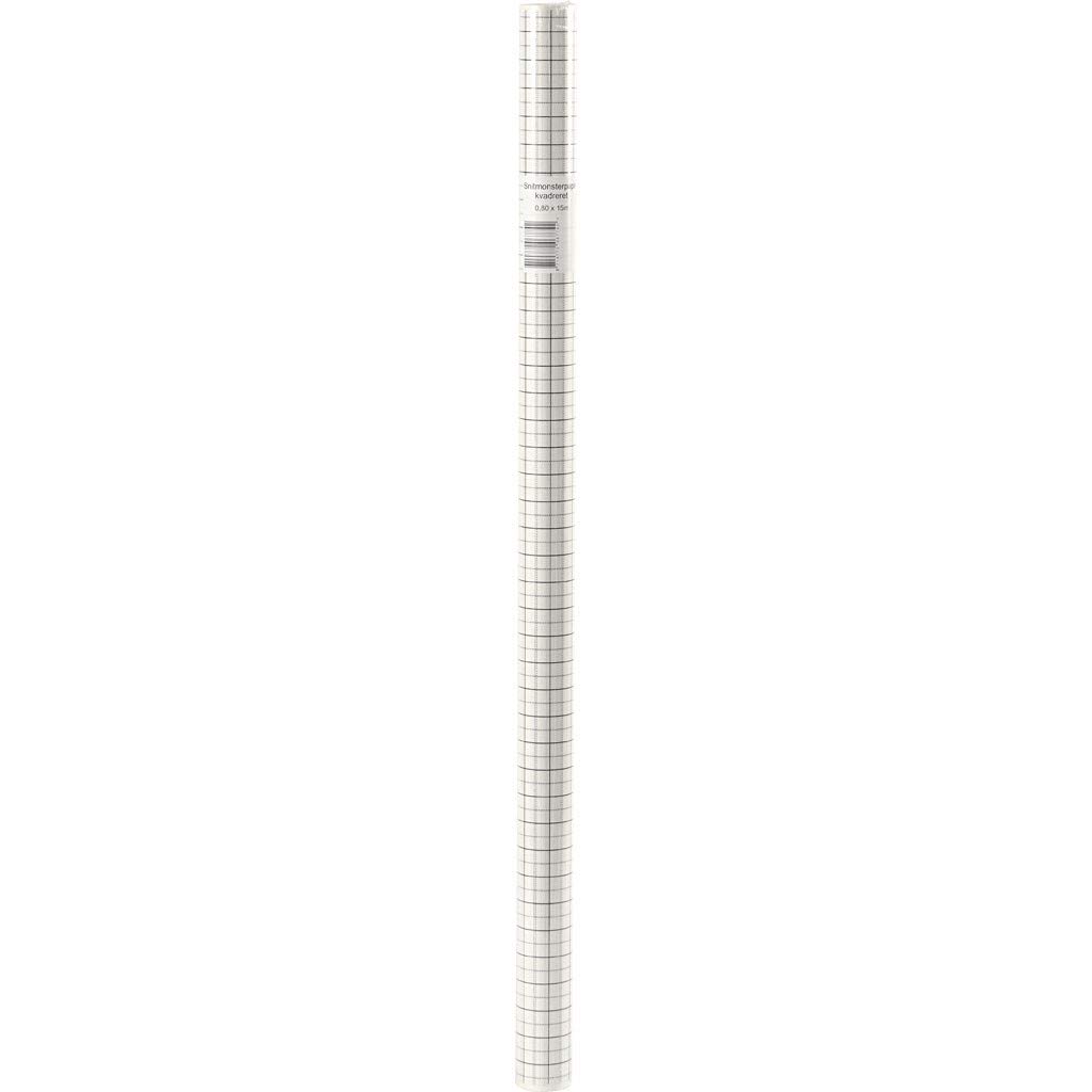 Papier Patron quadrillé, l: 80 cm, 15m [HOB20706]
