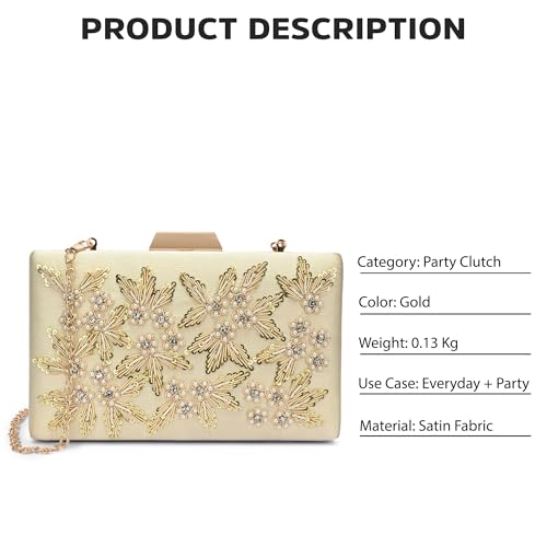 Image of Lavie Signature Women's Ogden Embroyidery Handle Framed Clutch|Ladies Purse |Gift For Women