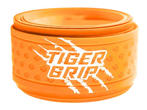 Tiger Grip Bat Wrap/Bat Tape for Baseball and Softball - 0.5mm - Orange