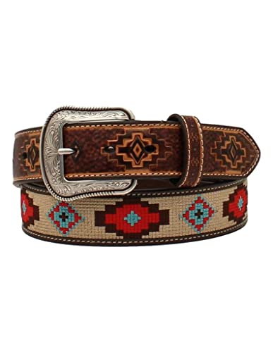 M&F Western 3-D Multicolor Aztec Embroidery