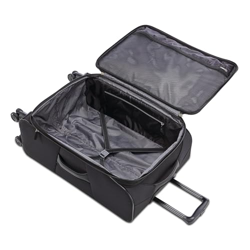 American Tourister 4 KIX 2.0 Expandable Softside Luggage with Spinner Wheels, 24 SPINNER, BLACK by American Tourister - Used condition - Image 2