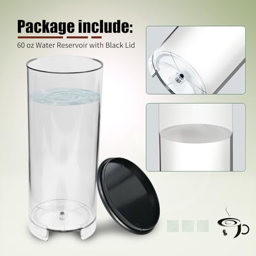 MS-624268 Espresso Coffee Machine Water Tank Compatible with Krups Nespresso VertuoPlus XN900840 XN900T40 Espresso Coffee Machine Reservoir/container.60 oz Water canister/bottle Replacement Parts - Thumbnail 5