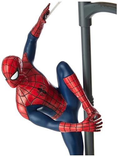 Lampe de Bureau Spiderman - Officielle, Lumière de Table Disney, Projecteur Marvel Streetlight Spider Man, Cadeau pour Fans du Multivers, Rouge, Bleu, Gris.