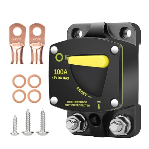 Interruptor automático de reinicio manual para evitar averías en motor de pesca