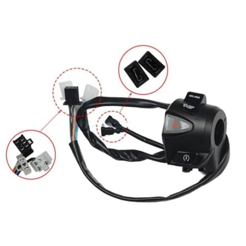 Commande clignotant moto universelle et interrupteur guidon - 2