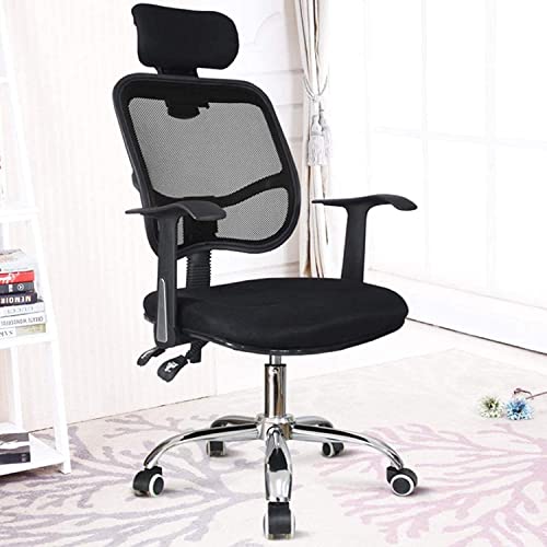 Chaise de bureau rouge avec dossier ergonomique LWX - 2