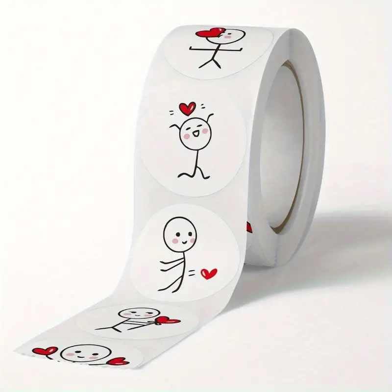 Pegatinas de Dibujos de Corazonespara Niños, heart stickers, 1 Unidad - imagen 5
