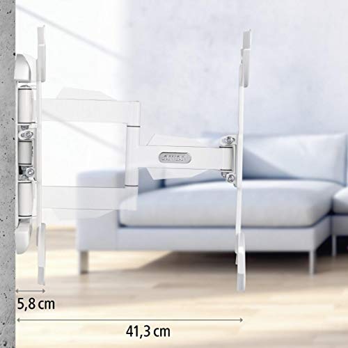 Hama TV-Wandhalterung (neigbar, schwenkbar, vollbeweglich für Fernseher von 32 bis 65 Zoll (81 cm bis 165 cm Bildschirmdiagonale)… – Ansicht 5