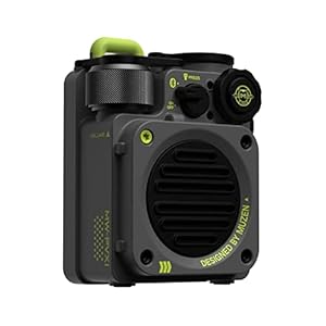 Luidspreker Bluetooth MUZEN WILD MINI Luidspreker Outdoor Waterdichte Bluetooth 5.0 draagbare luidspreker met zaklamp voor op reis Buitenshuis klimmen (Grey)