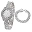 Platinum Watch + Bracelet