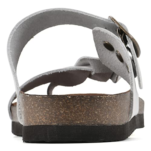 Image of WHITE MOUNTAIN Women's Crawford Signature Comfort Molded Footbed Braided Sandal