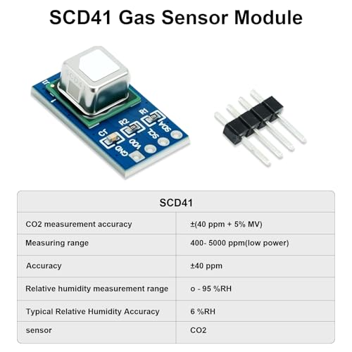 Capteur de CO2 SCD41 : module de détection du dioxyde de carbone I2C - 3