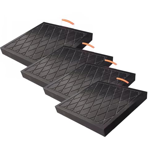 Coussin de stabilisateur pour grue empêchant l'enfoncement des pieds de camping-car