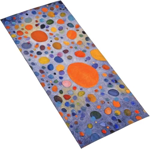 フェイスタオル 瑛九 「青の中の黄色い丸」 マイクロファイバー タオル 柔らか 肌に優しい 肌触りが良い ふわふわ 髪に優しい 通気 かわいい 抗菌防臭加工 瞬間吸水 速乾 耐久性 薄手 毛羽落ち少ない 業務用タオル