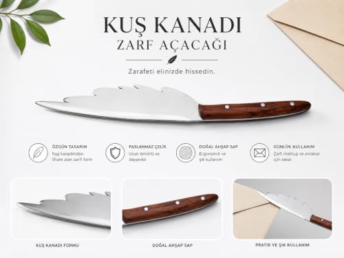 El Yapımı Özel Tasarım Zarf Açacağı