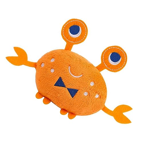 Juguete mordible y sonoro para perros Fydun en forma de cangrejo miniatura 2