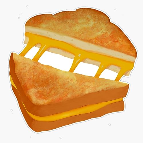 Magnet Grilled Cheese Sandwich Magnet Vinyl Decal Sticker 5