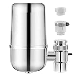  Filtro de Agua para la Cocina, Filtro de Grifo Agua Purificador de Agua del Grifo Sistema de Filtracion para Agua Dura Facil de Instalar - Elimina el Mal Sabor - Filtro Cocina