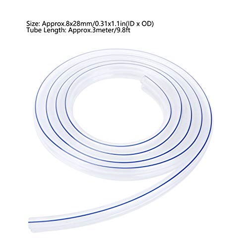 G1/8 3 Meter Milking Machine Hose, Transparent PVC Milker Tube for Piping Replacement of Milking Machine by Fdit - Image 3