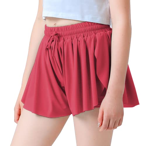 Girls Flowy Shorts Butterfly Shorts Girls Athletic Shorts For Kids Toddler Tennis Skirts Shorts Cute Clothes Summer #TOP9