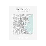 GP TONER Bilder Boston Poster Geometrische Stil 