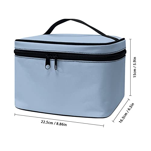 Gostong Red Lips Print Makeup Bag Cosmetic Pouch Travel Portable Soft Makeup Handbag Smooth Two-Way Zipper Toiletry Bag #TOP4