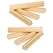 FOYTOKI 8Pcs Domino Holders Racks Domino Board Game Tray Wood Domino Holder Wood Domino Racks Domino Train Trays Mahjong Table Portable Deck displaying Holder Little Mahjong Wooden Child