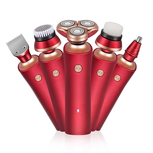 Electric Razor for Men 5 in 1 Grooming Kit Beard Trimmer Nose Hair